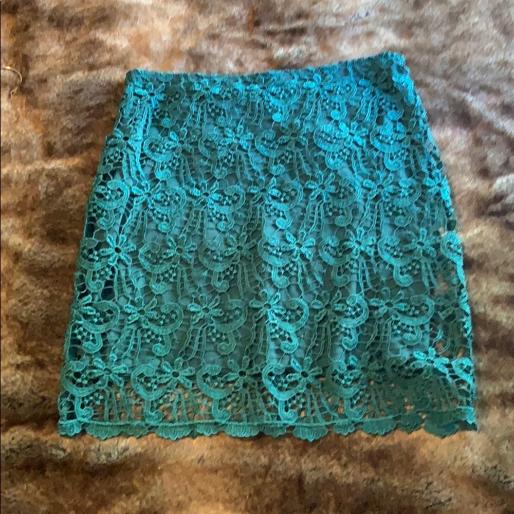 Lace Pencil Skirt